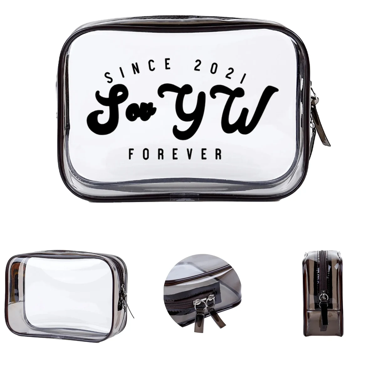 PVC Clear Makeup Bag MOQ 100 1