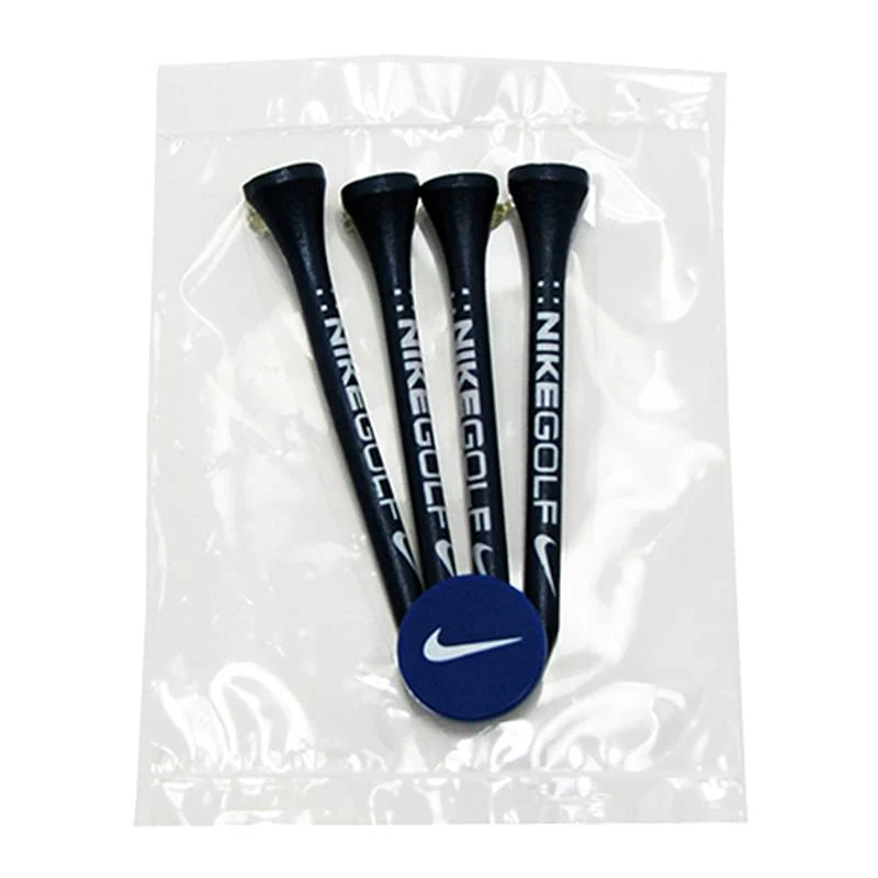 Golf Tee Poly Packet with 4 Tees & 1 Ball Marker 1