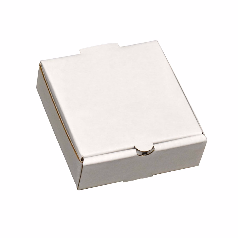 3" X 3" X 1" - E-Flute Pizza Style Box