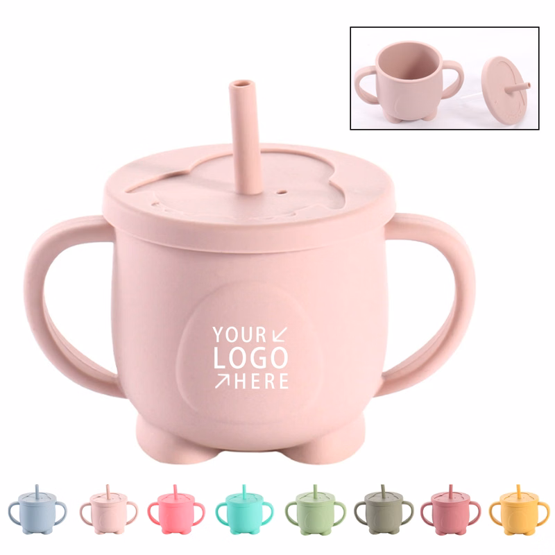 Children's Silicone Straw Cup