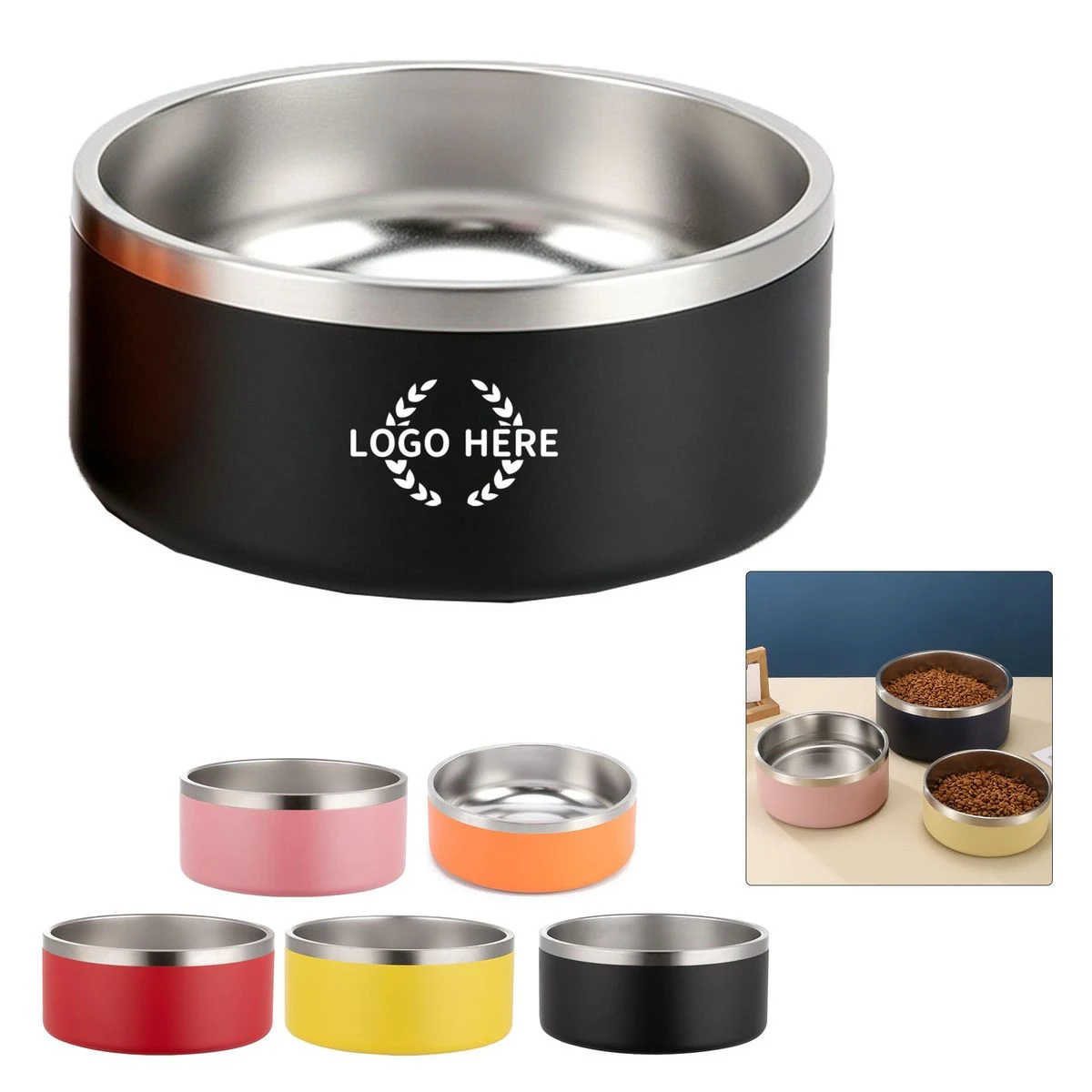 Durable Stainless Steel Pet Feeding Bowl 1
