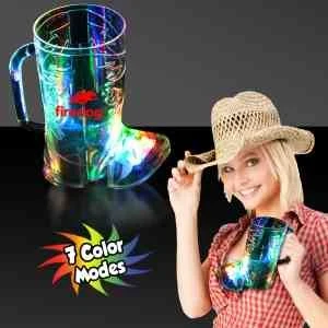 Cowboy Boot Shape Light Up Cup 1