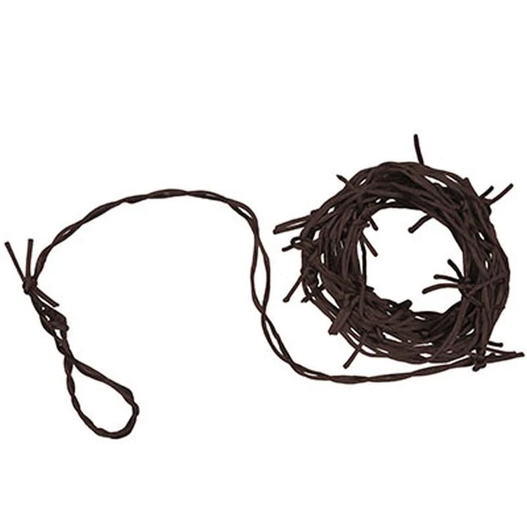 Plastic Barbed Wire Garland 1