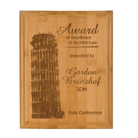 Eco Friendly Bamboo Plaque- XL 1