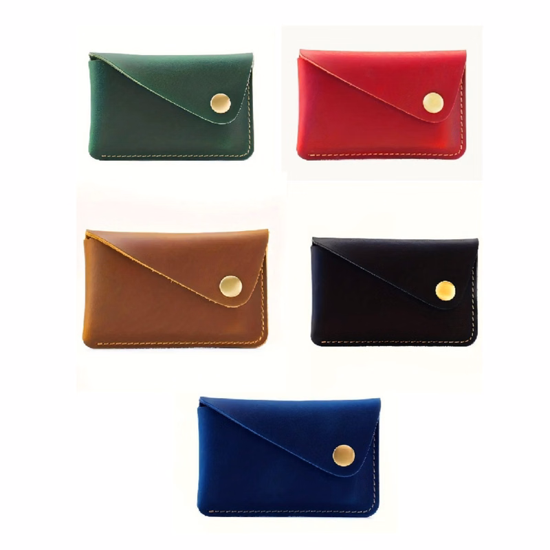 Minimalist Leather Card Holder for Daily Use