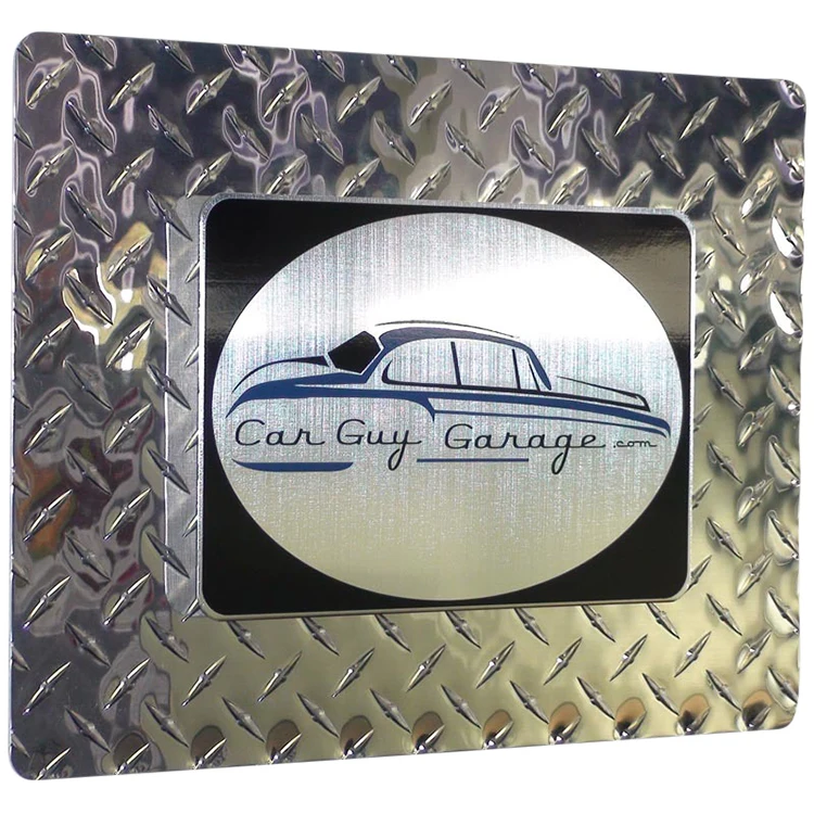 Diamond Metal Sign/Award Plaque 1