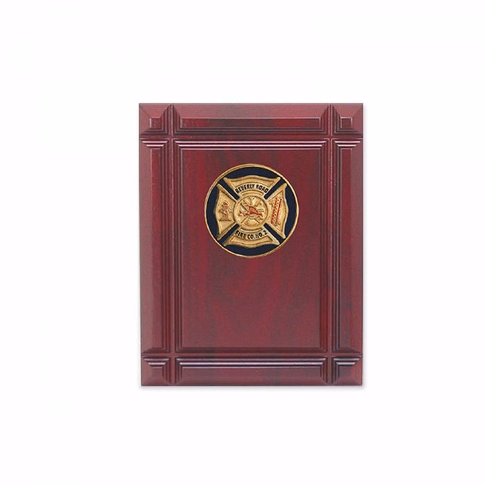 Rosewood Wood Plaque w/Border Detailing (9 x 12 in)
