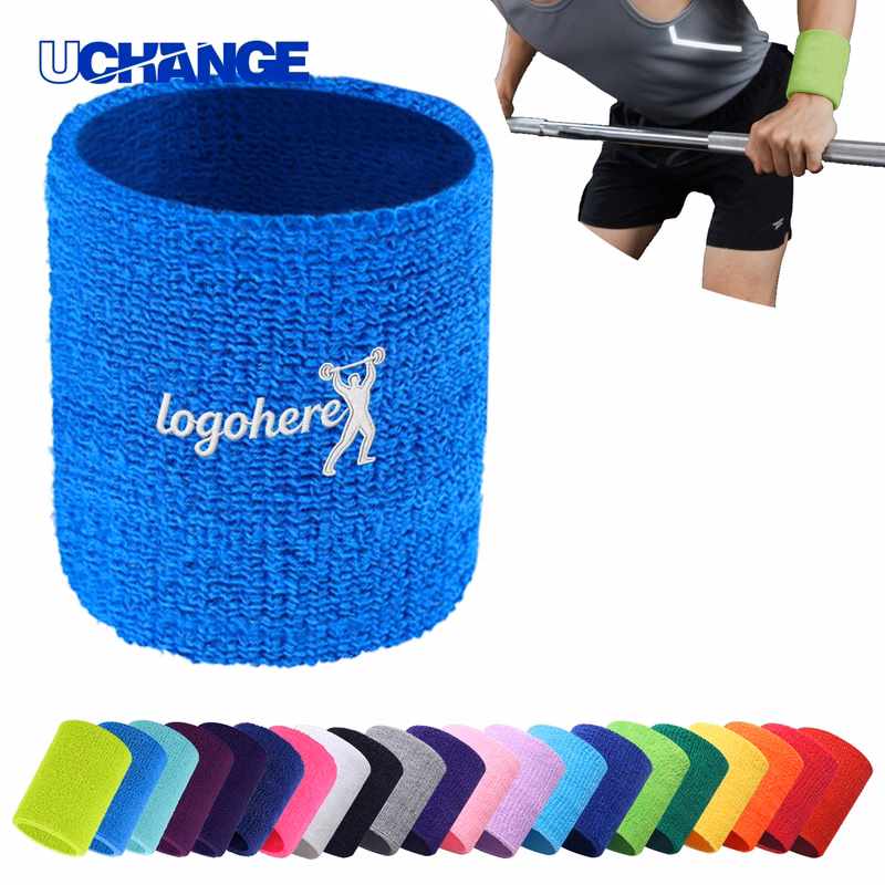 Embroidered Athletic Sweat Wristband