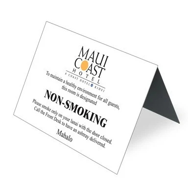 Tent Sign, 10" x 8" (Flat Size), Large 1