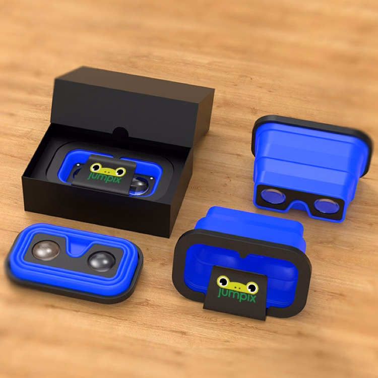 Retractable Virtual Reality Glasses w/Gift Box
