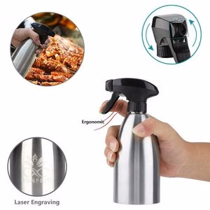 17oz Trigger Activated Oil Sprayer Bottle Dispenser