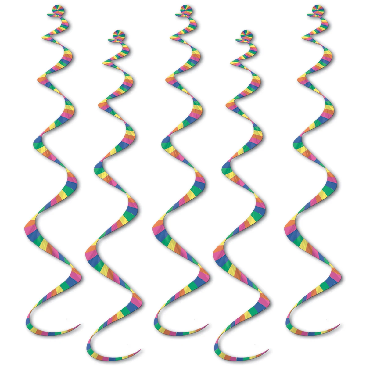 Printed Stripes Twirly Whirlys 1