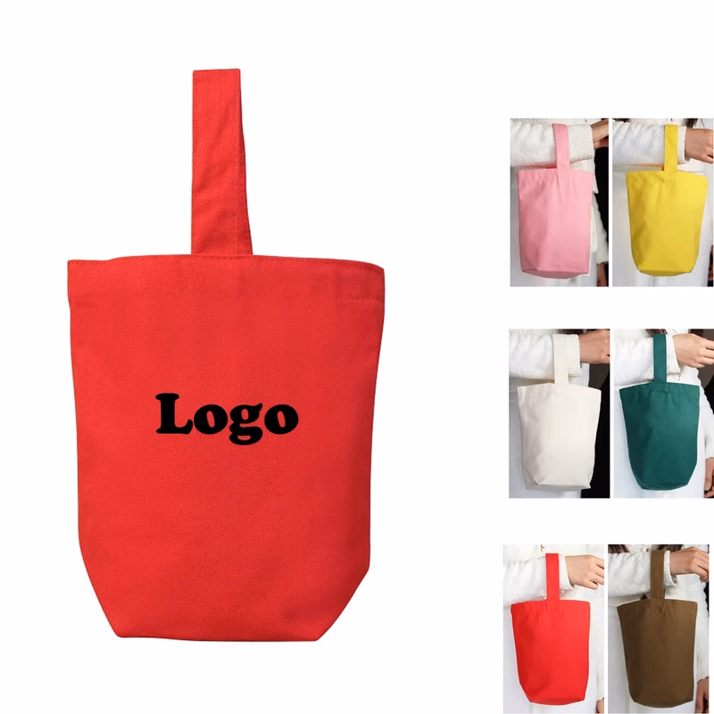 Canvas tote picnic bag