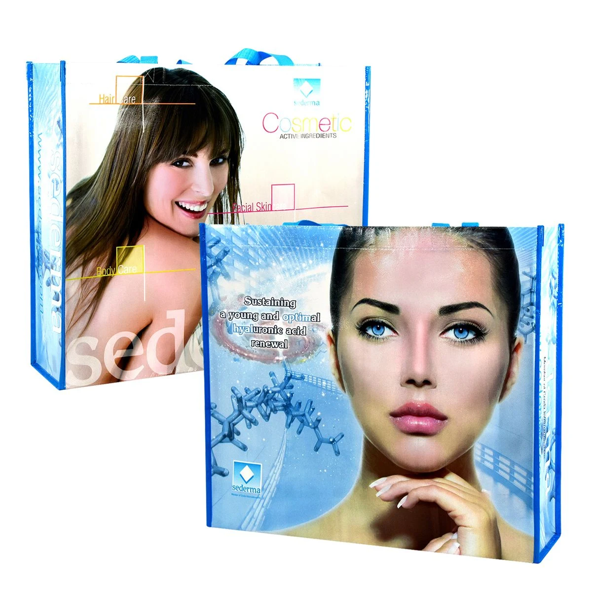 Custom Full-Color Laminated Non-Woven Promotional Tote Bag 20"x18"x6" 1