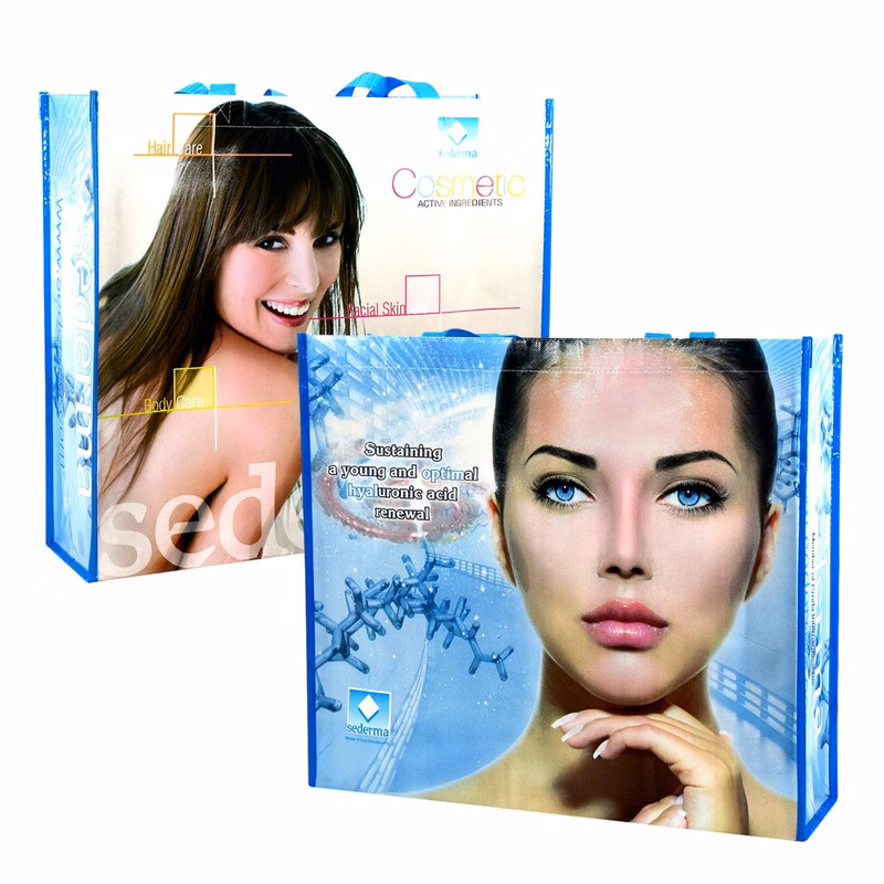 Custom Full-Color Laminated Non-Woven Promotional Tote Bag 20"x18"x6"