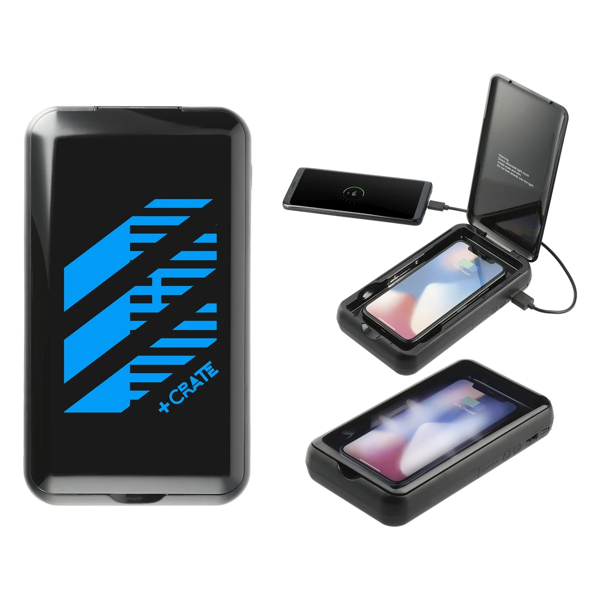 Pristine 10000 Wireless Power Bank w/ UV Sanitizer 1