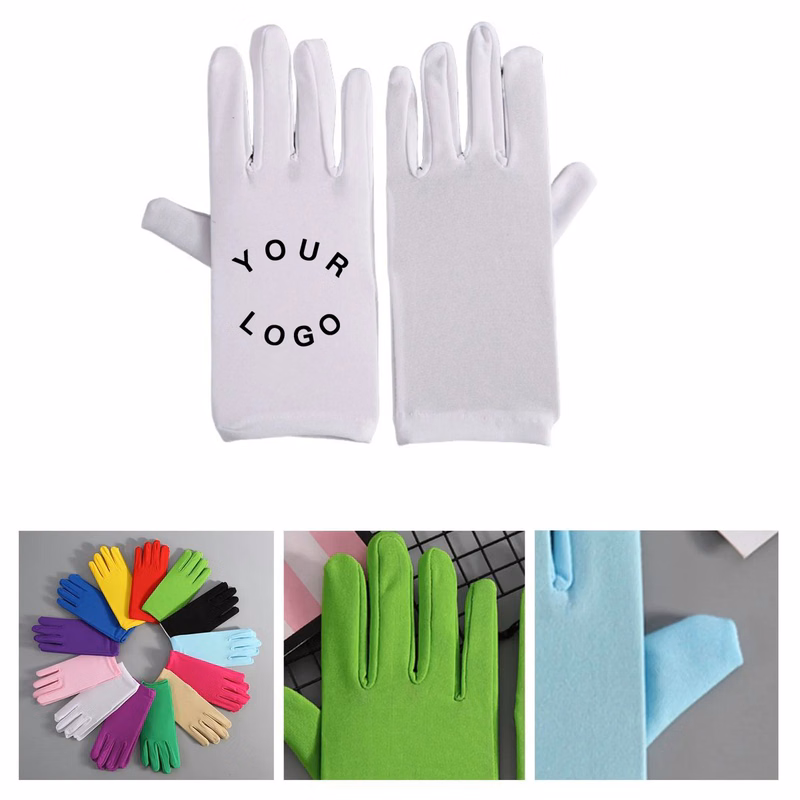 Polyester Smooth Ceremony Dress Gloves