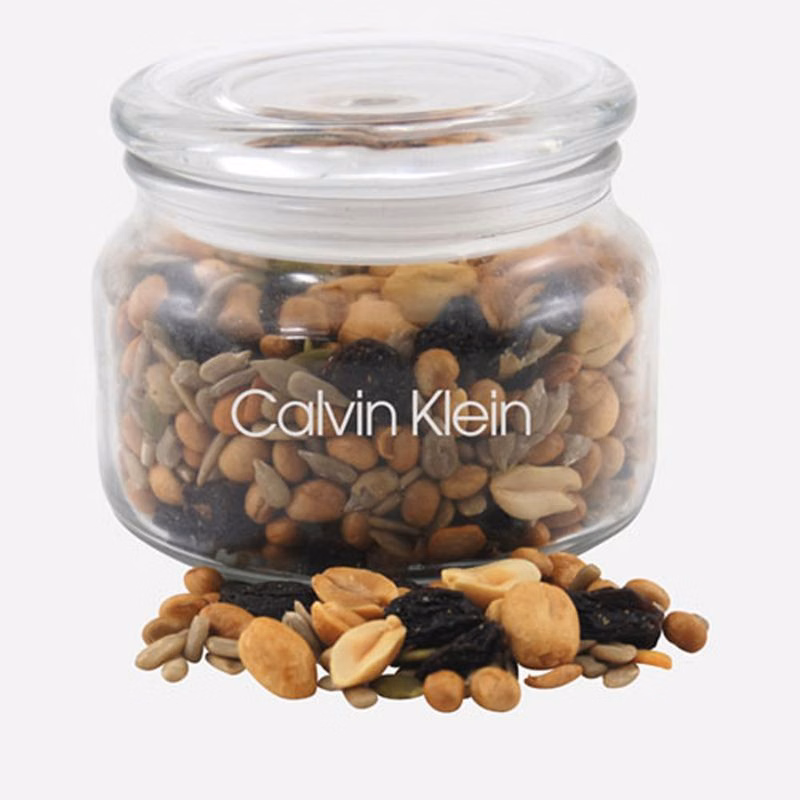 Jar with Trail Mix