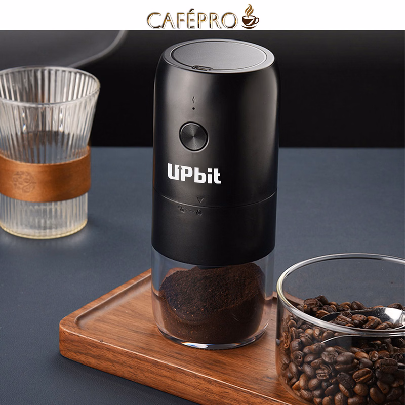 CafePro Electric Coffee Grinder - Ceramic Burr, One-Touch Operation