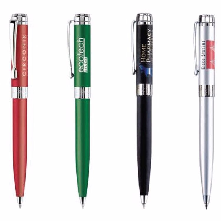 Nord Elegant Colored Ballpoint Twist Brass Pen