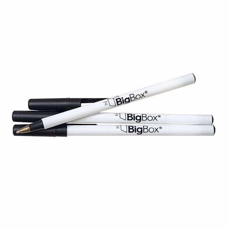 BigBox Ballpoint Stick Pens - Black