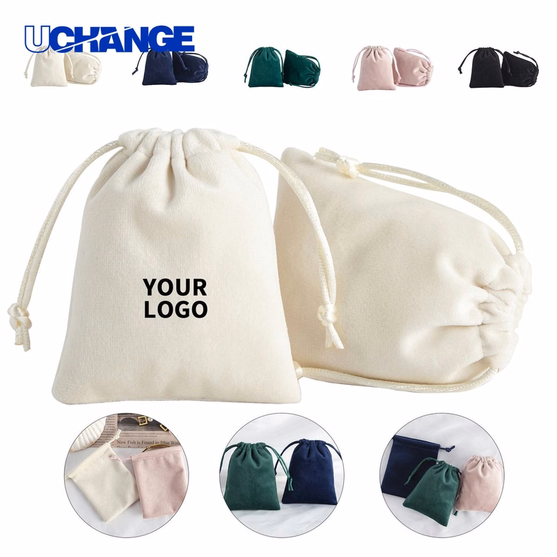 One Hundred Percent Cotton Drawstring Bag Pouch
