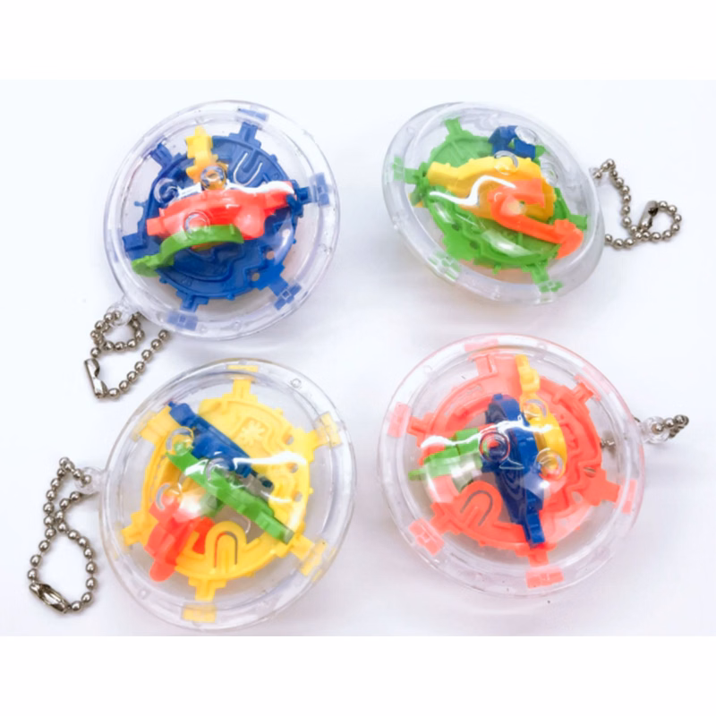 3D Brainy Maze Keychain