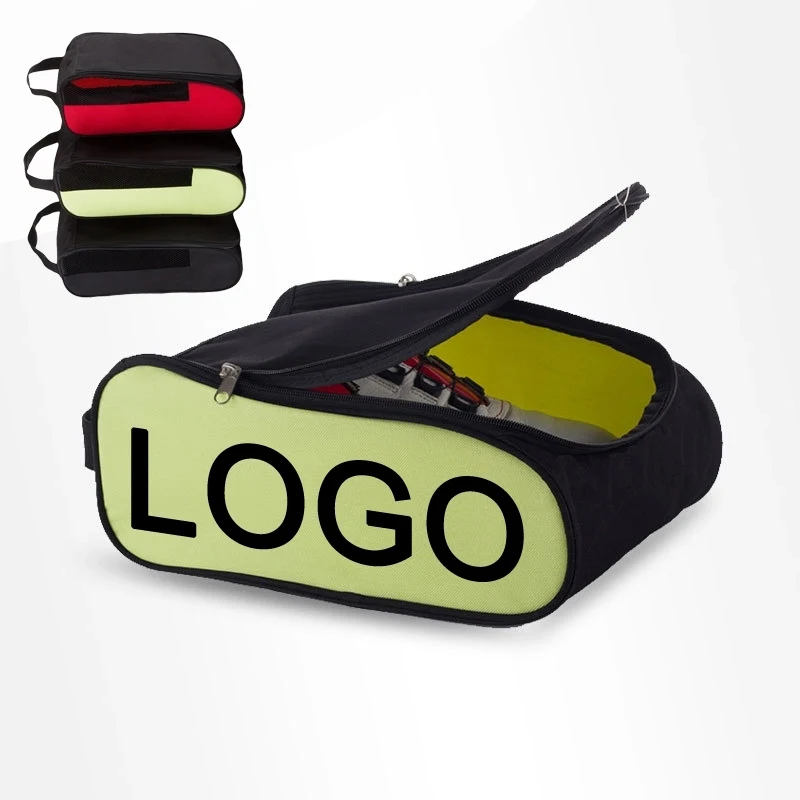 Custom Gift Polyester Mesh Panel Golf Shoe Bag 1