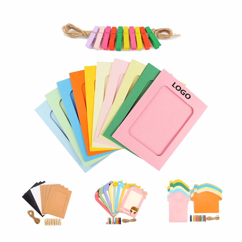 DIY Paper Frames with Clips and Strings