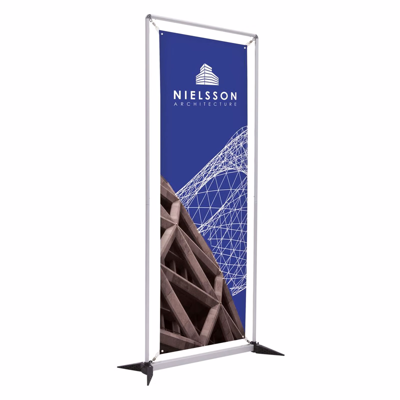 3' FrameWorx Banner Display Kit (Single-Sided, No-Curl Opaque Fabric)