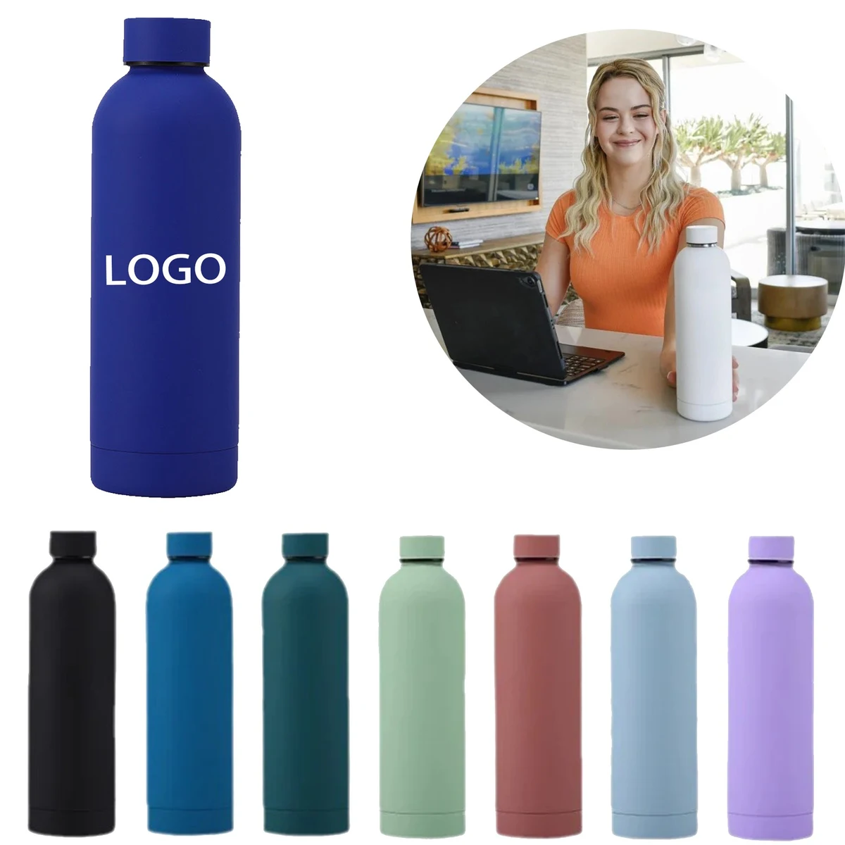 Large Capacity Outdoor Portable Thermos Cup 1