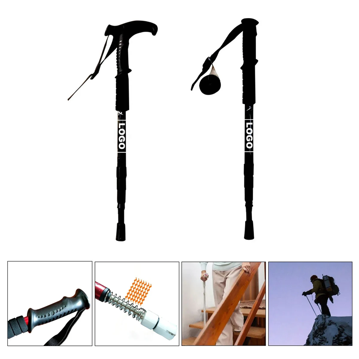 Portable Climbing Hiking Anti Slip Cane 1
