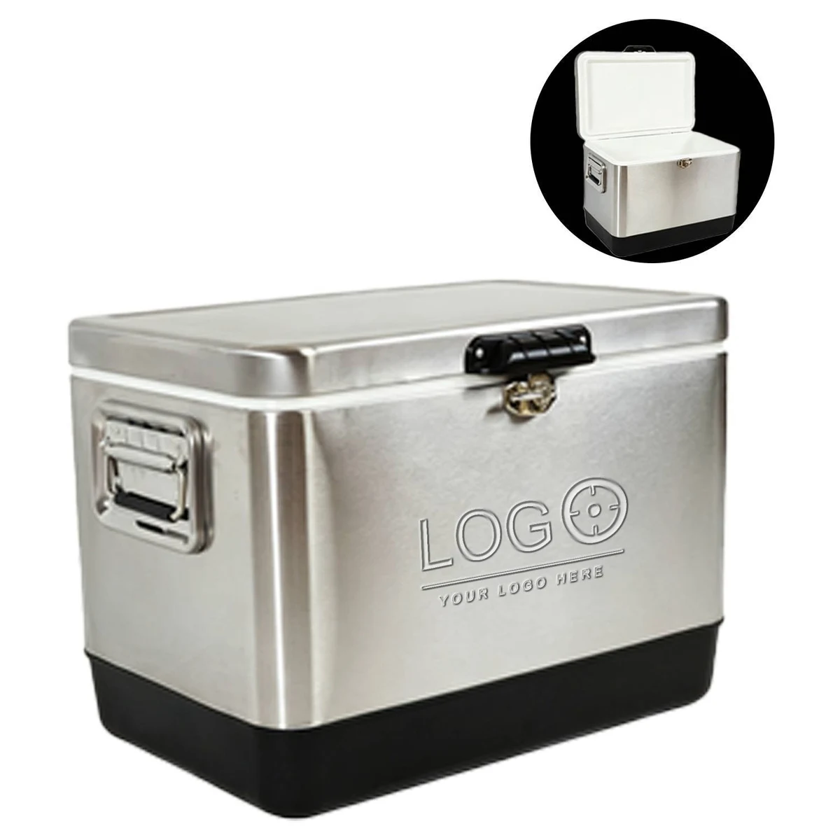 50L Stainless Steel Insulated Cooler Box 1