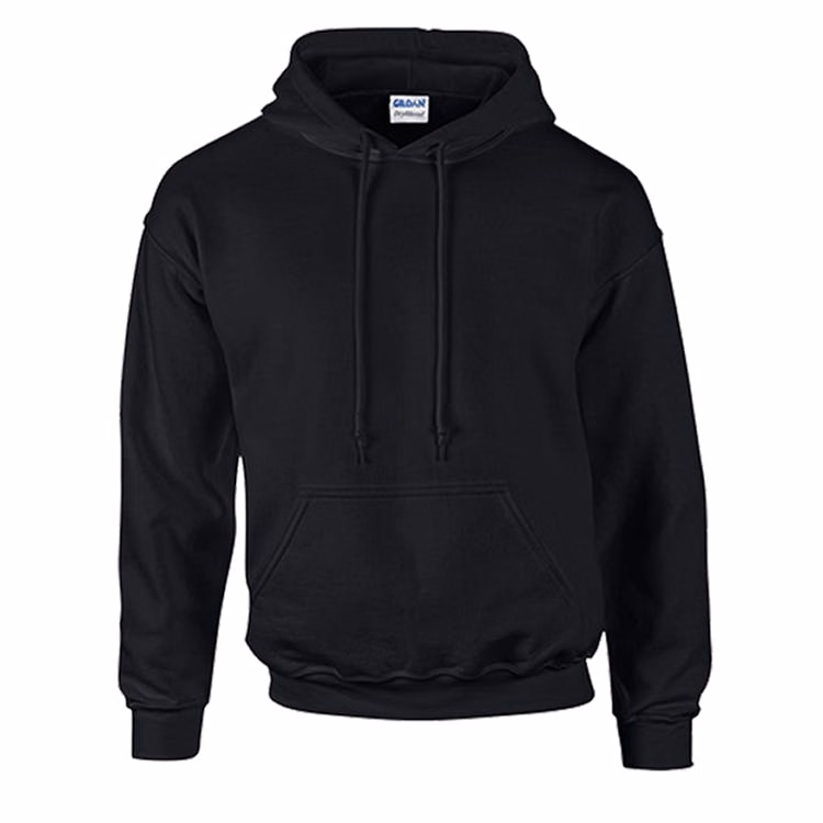 Irregular Gildan Heavy Blend Hoodies Black XL