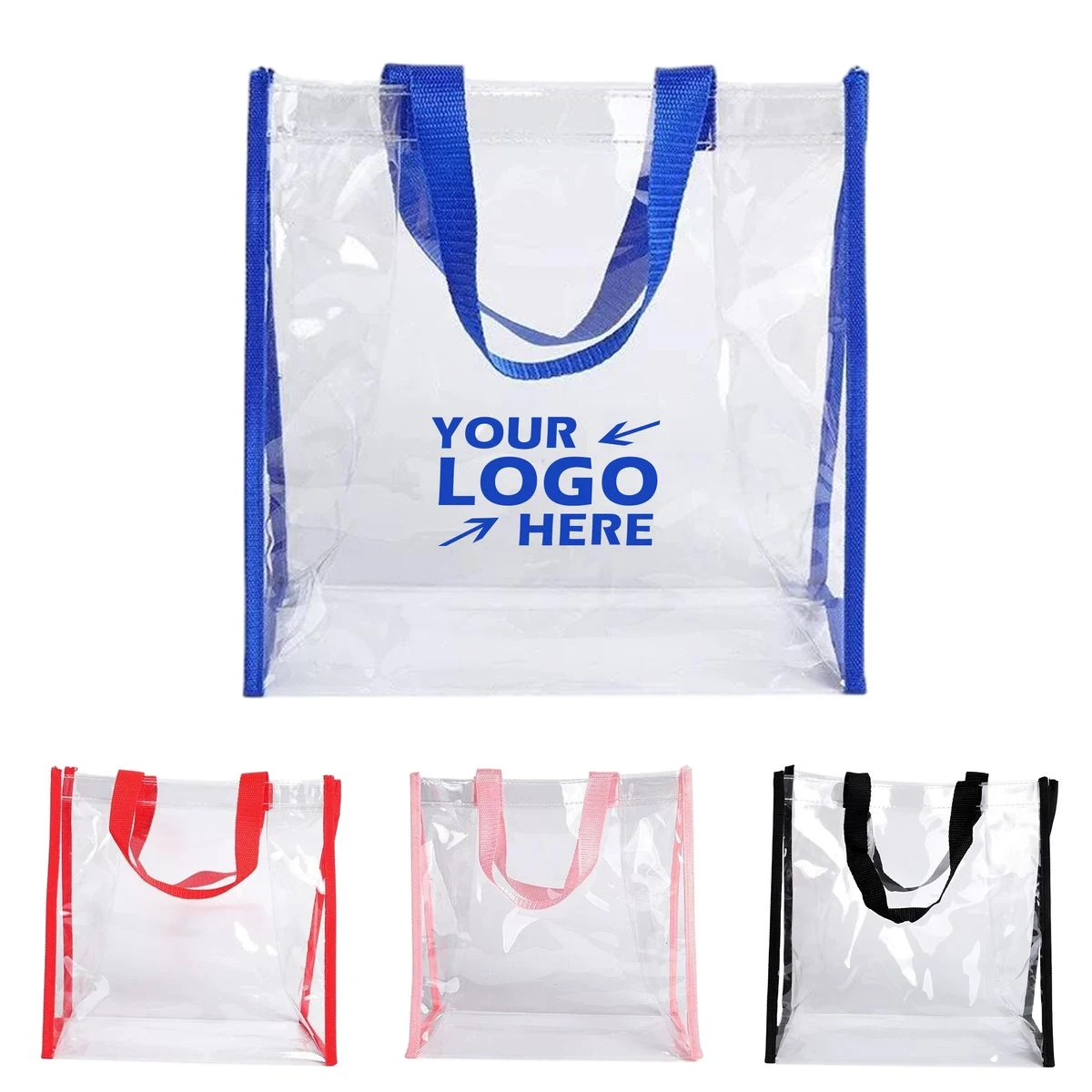 Clear Stadium-Compliant Tote Bag for Work Concerts 1