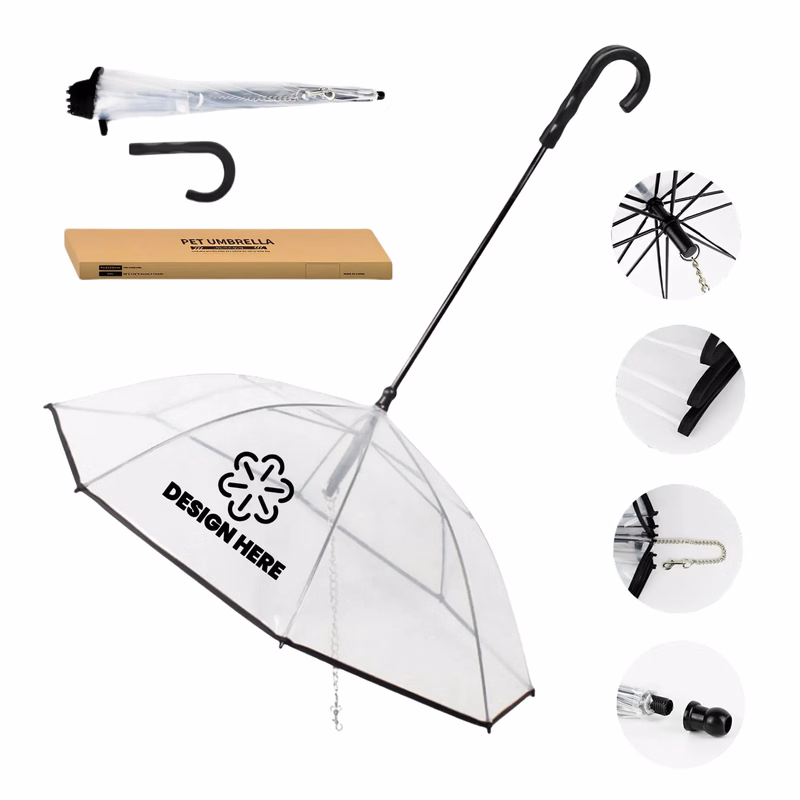 Outdoor Inverted Pet Umbrella With Adjustable Leash