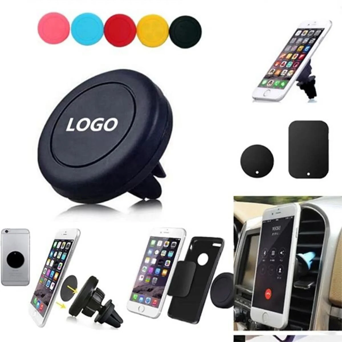 Universal Air Vent Magnetic Phone Car Mount Holder 1