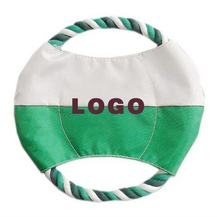 Popular Design Colorful Funny Cotten Dog Flying disk Toy 1