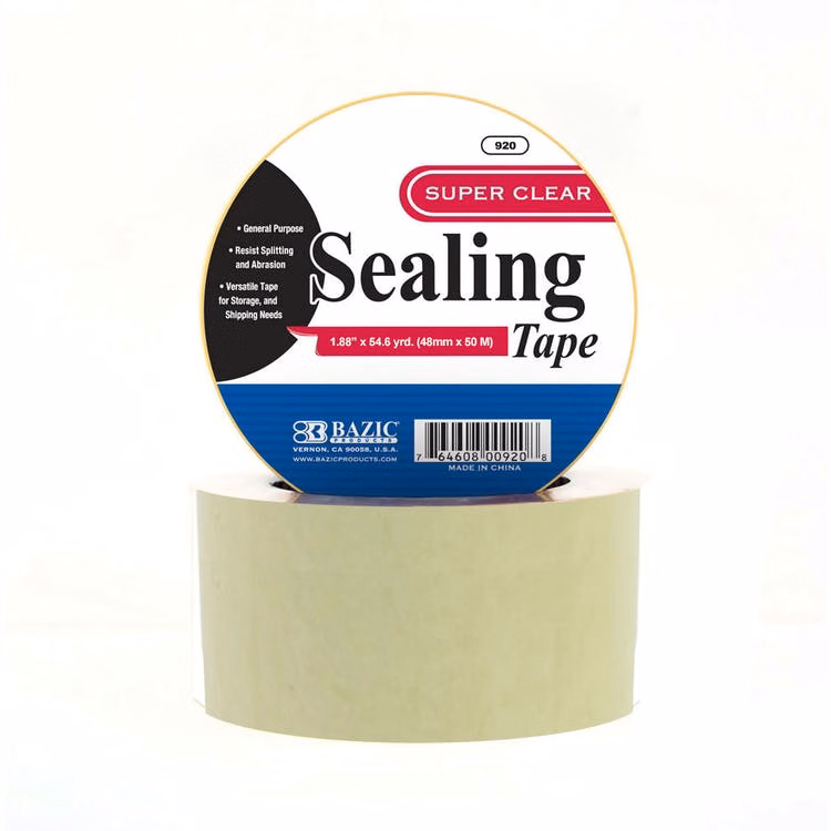 Clear Packing Tape - 1.88" x 54.6 Yards