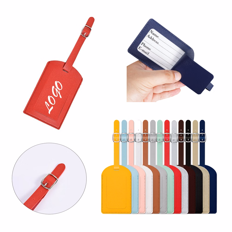 Premium Leather Luggage Tag
