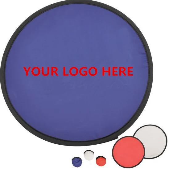 Foldable Polyester Flying Disc With Pouch 1