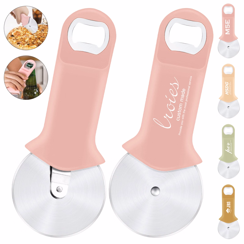 2-In-1 Pizza Roller Cutter With Bottle Opener