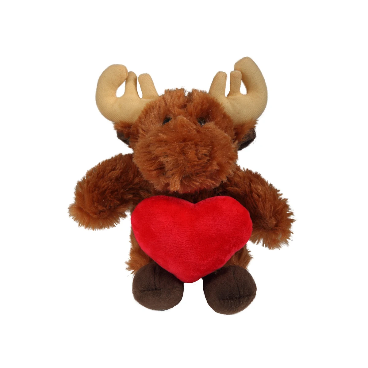 soft plush Moose with heart 1
