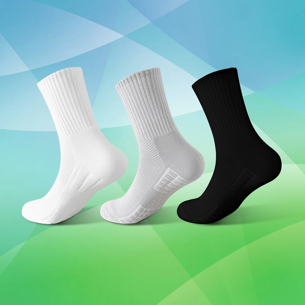 Three Quarter Cushioned Sports Non-Slip Unisex Socks 1