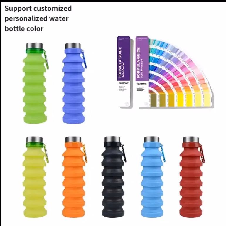 Silicone Folding Camping Cup Foldable Water Bottle