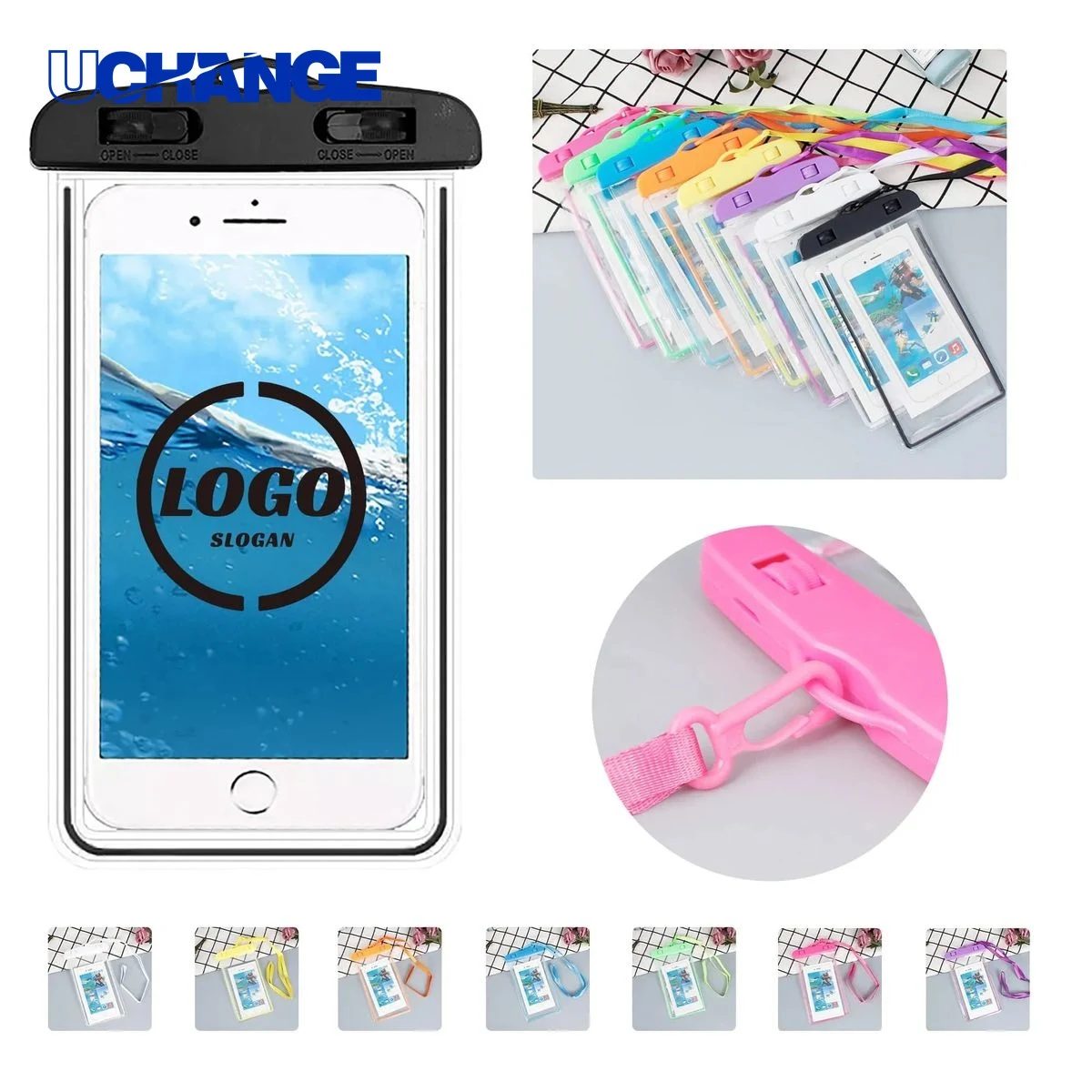 Custom PVC Waterproof Phone Pouch 1