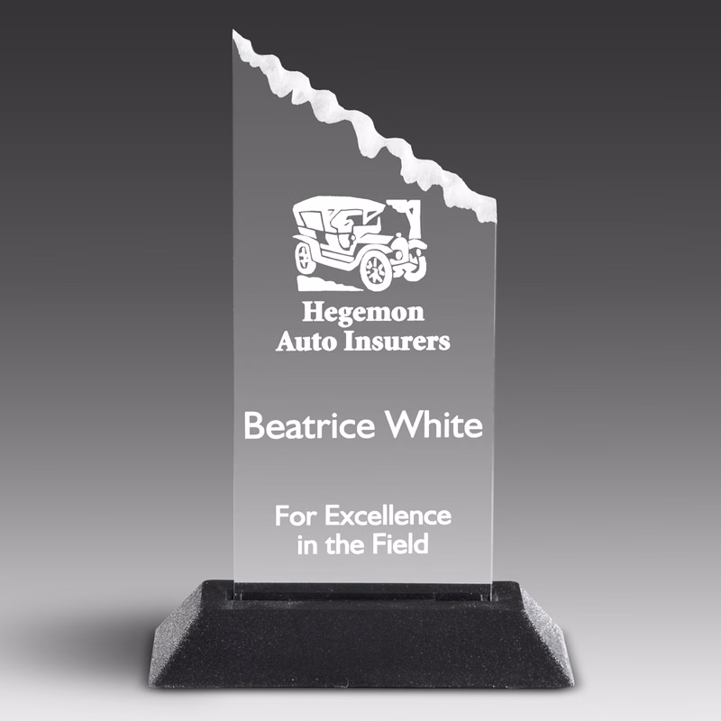 Pop Frosted Slope Pop-In Award (4 7/8"x6")