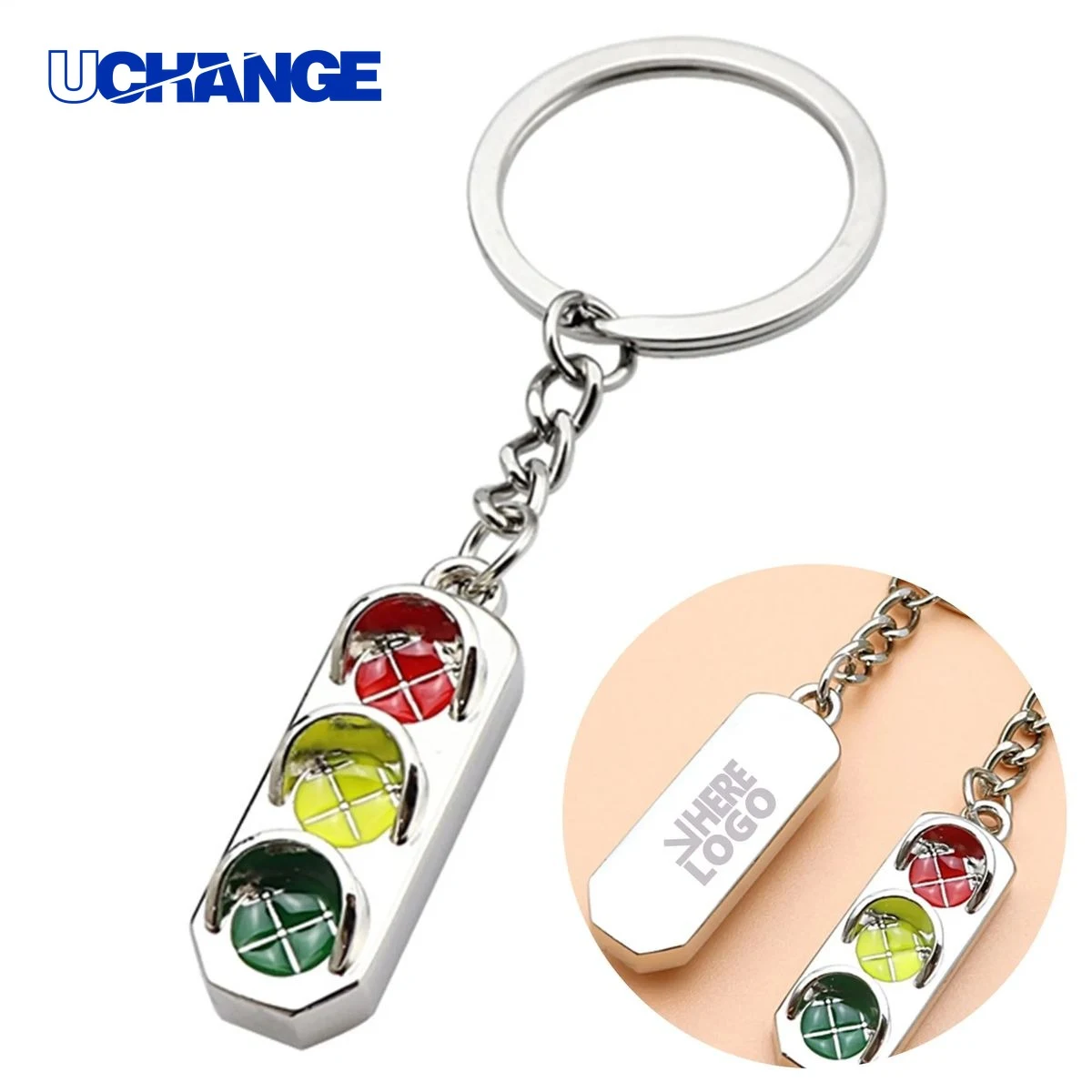 Traffic Light Bag Pendant Keychain 1