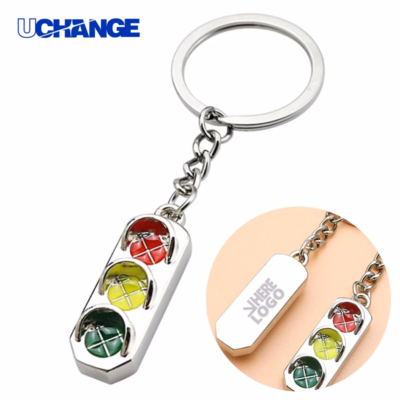 Traffic Light Bag Pendant Keychain
