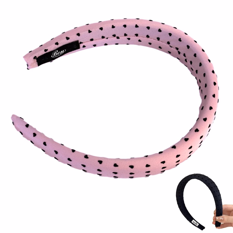 Wide-brimmed hairband